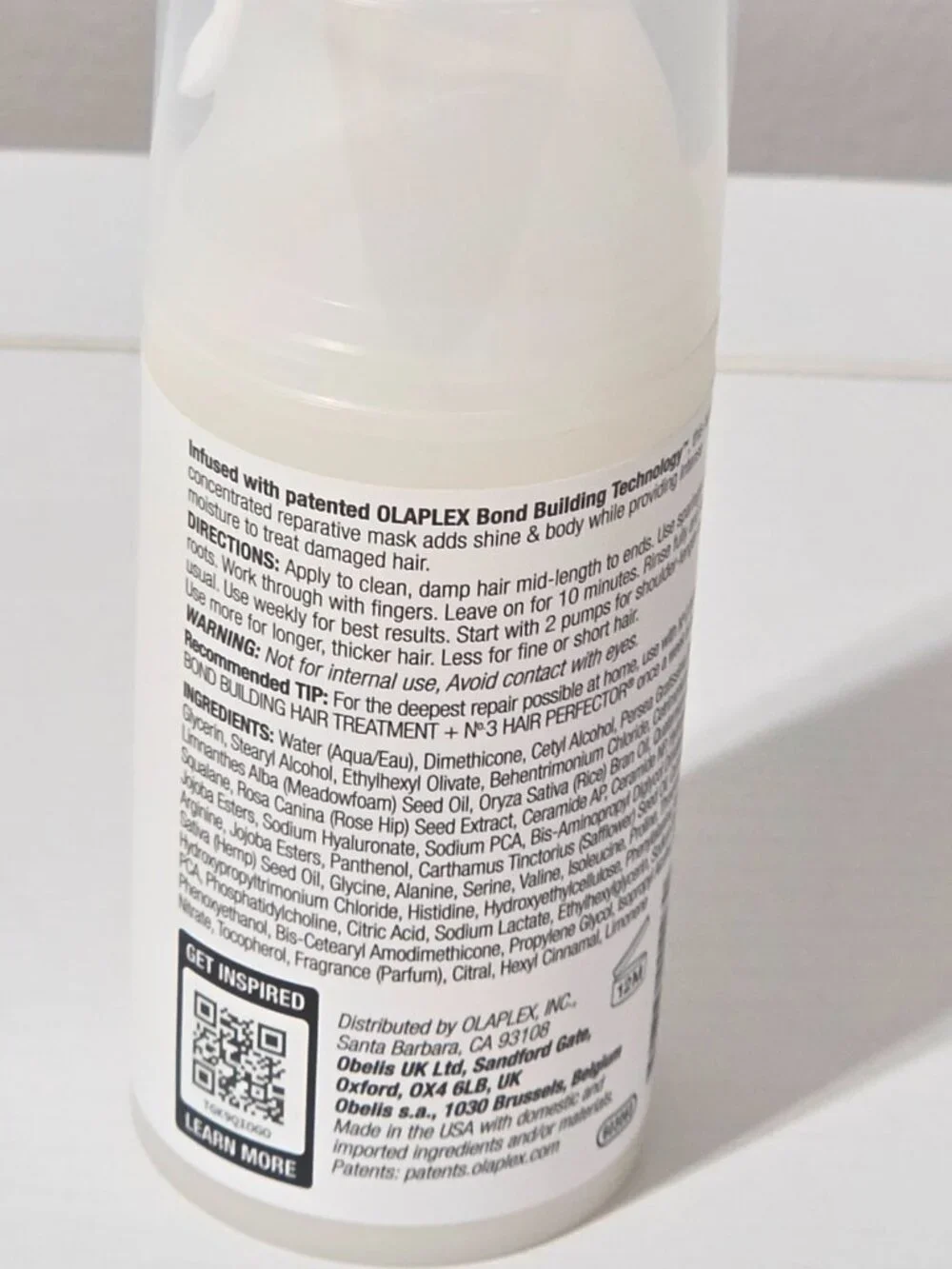 Olaplex No. 8 Bond Intense Moisture Hair Mask / All hair Types / 100mL - 3.3 oz
